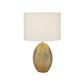 Nadine Table Lamp - Gold Ceramic & Cream Fabric Shade