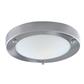 Dublin Bathroom Ceiling Light - Chrome & Acid Glass, IP44