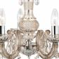 Marie Therese 5Lt Ceiling Pendant - Mink Glass & Acrylic