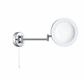 Magnifying Bathroom Mirror - Chrome & Frosted Glass, IP44
