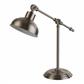 Macbeth Industrial Adjustable Table Lamp Satin Silver