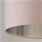 Drum Shade - Pink Velvet With Silver Inner Dia.38cm