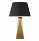 Maldon Table Lamp - Gold Metal & Black Shade with Gold Inner
