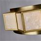 Lux & Belle 5LT Pendant-Gold Metal & Acrylic