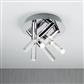 Bubbles 5Lt LED Bathroom Flush - Chrome & Acrylic, IP44