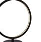 Cirque LED Ring Table Lamp - Black Metal