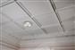 Celestia 3Lt LED Flush Ceiling Light - Silver Leaf & Acrylic