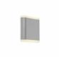 Stratford Outdoor Wall Light - Grey Metal & White Polycarb