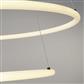 Revolve LED 2Lt Ring Ceiling Pendant - Opal Tubes