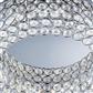 Vesta LED Ceiling Flush -
Chrome with Clear Crystal Buttons