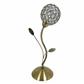 Bellis II Table Lamp - Antique Brass & Clear Glass