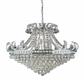 Bloomsbury 8Lt Tiered Chandelier - 
Chrome, Clear Crystal