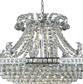 Bloomsbury 8Lt Tiered Chandelier - 
Chrome, Clear Crystal
