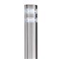 India 24Lt 450mm LED Outdoor Post - Satin Silver, IP44