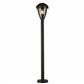 Bluebell Outdoor Post - Grey Metal & Clear Polycarb