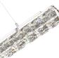 Remy LED Ceiling Pendant - Chrome & Clear Crystal Trim