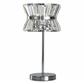 Uptown 2Lt Table Lamp - Chrome Metal & Clear Crystal