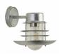 x Conrad Outdoor Wall Light- Galvanised Silver & Clear Glass