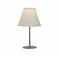 x Venice Outdoor Table Lamp - Silver Metal & White Shade