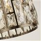 Bijou Pendant - Antique Brass Metal & Champagne Glass
