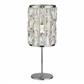 Bijou Table Lamp - Chrome Metal & Crystal Glass