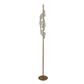 Lux & Belle LED Floor Lamp-Painted Gold Metal  & Clear Acryl