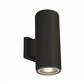 Hamburg Outdoor Wall Light - Black With Clear Glass Diffuser