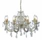 Marie Therese 8Lt Pendant
Polished Brass, Clear Crystal