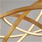 x Eternity Pendant - Natural Bamboo & Gold Metal