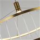Lux & Belle LED Ceiling Pendant - Satin Brass & White Metal