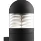Bronx Outdoor Wall Light-Black Metal, Clear Glass & Polycarb