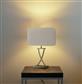 Club Table Lamp - Antique Brass Base & Fabric Shade