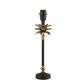 Base Only - Palm Table Lamp - Satin Brass & Black Metal