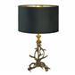 Lux & Belle BASE ONLY Antler Table Lamp -Antique Brass Metal