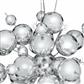 Molecule 12Lt Pendant  - Polished Chrome Metal & Glass