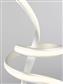 Music LED Table Lamp - Satin Silver & Opal