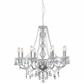 Marie Therese 8Lt Ceiling Pendant - Clear Glass & Acrylic