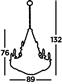 Cartwheel III 12Lt Ceiling Pendant - Black Wrought Iron