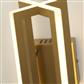 Lux & Belle LED Wall Light-Brushed Gold Metal