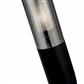 Batton Outdoor Wall Light  -  Black & Smoked Diffuser, IP44
