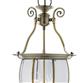 Bevelled Lantern 3Lt Ceiling Pendant- Antique Brass & Glass