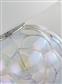 Dot Bubble Table Lamp- Iridescent Glass &  White Drum Shade
