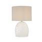Cora Table Lamp - Ceramic & Beige Linen Shade