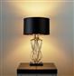 Ethan Table Lamp - Gold, Black Marble & Black Shade
