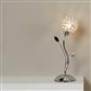 Bellis II Table Lamp - Chrome & Clear Glass