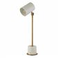 x Beam Cylinder Head Lamp - White Marble Base