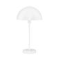 Mushroom Table Lamp - White Metal