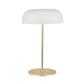 x Hanover Table Lamp - White & Brass