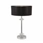 Ontario Table Lamp - Chrome & Black Shade