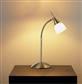 Touch Table Lamp- Antique Brass Base & Glass Shade
